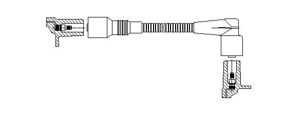 Провод зажигания 351E26 BREMI