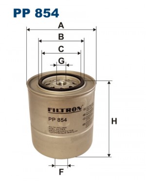 Фильтр топливный PP854 FILTRON