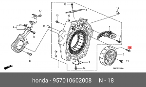 Болт крепления 957010602008 HONDA
