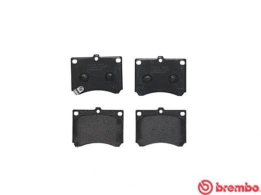 Комплект тормозных колодок, диско P49011 BREMBO