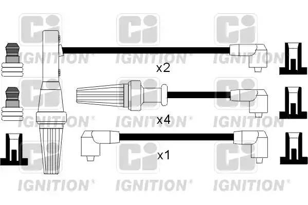Ккомплект проводов зажигания XC329 QUINTON HAZELL