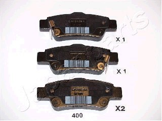 Комплект тормозных колодок, диско PP-400AF JAPAN PARTS GROUP