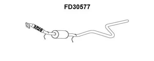 Предглушитель выхлопных газов FD30577 VENEPORTE