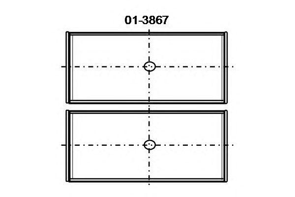 Подшипник 01-3867 GLYCO