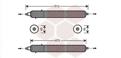 Осушитель, кондиционер 7700D002 VAN WEZEL
