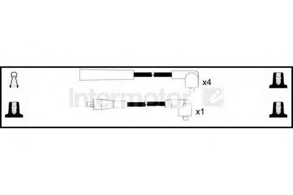 Ккомплект проводов зажигания 73110 STANDARD