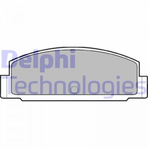 Комплект тормозных колодок, диско LP450 DELPHI