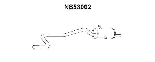 Глушитель выхлопных газов конечный NS53002 VENEPORTE