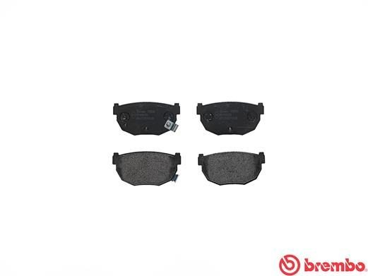 Комплект тормозных колодок, диско P56010 BREMBO