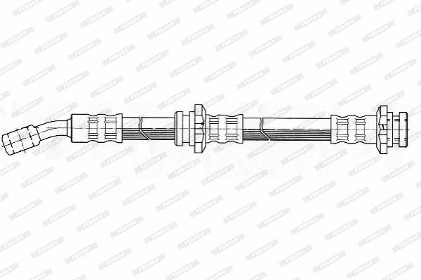 Тормозной шланг FHY2436 FERODO