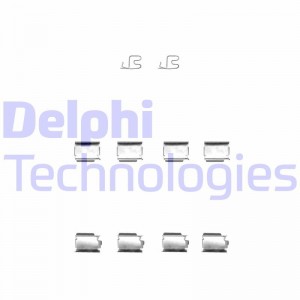 Комплектующие, колодки дискового тормоза LX0343 DELPHI