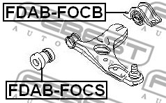 Сайлентблок FDAB-FOCB FEBEST