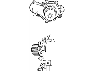 Водяной насос 4884 159AA CHRYSLER