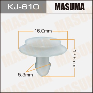 Клипса крепежная KJ610 MASUMA