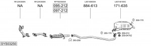 Выпускной трубопровод 886065 BOSAL
