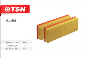 Фильтр воздушный 91666 TSN