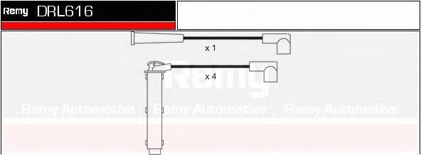 Ккомплект проводов зажигания DRL616 DELCO REMY