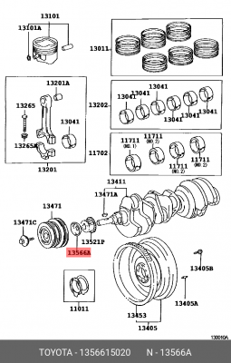 Ремень ГРМ 13566-15020 DAIHATSU