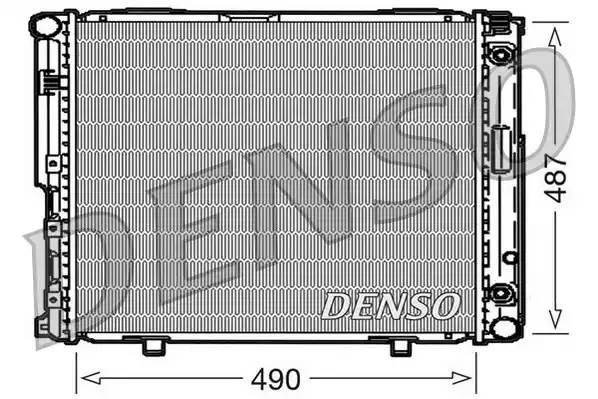 Радиатор, охлаждение двигател DRM17004 DENSO
