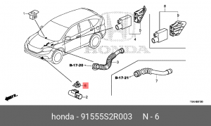 Деталь 91555S2R003 HONDA
