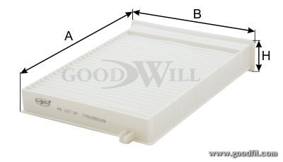 Фильтр салона AG 127 CF GOODWILL