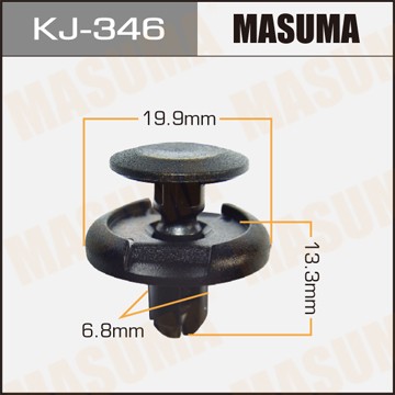 Клипса крепежная KJ346 MASUMA