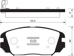 Колодки тормозные дисковые SP1182 SANGSIN