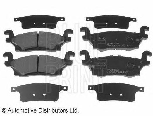 Комплект тормозных колодок, диско ADA104222 BLUE PRINT