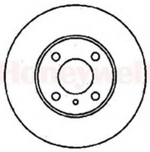 Тормозной диск 561250B BENDIX JURID