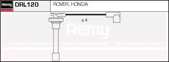 Ккомплект проводов зажигания DRL120 DELCO REMY