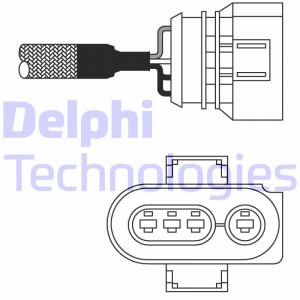 Лямбда-зонд ES10977-12B1 DELPHI