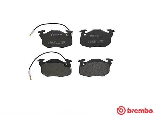 Комплект тормозных колодок, диско P68010 BREMBO