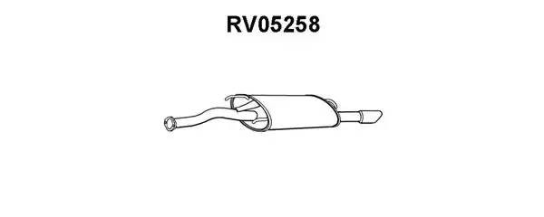 Глушитель выхлопных газов конечный RV05258 VENEPORTE