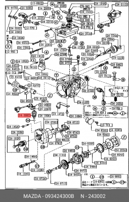 Подъёмный магнит 093424300B MAZDA