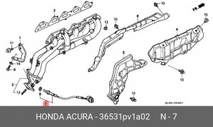 Лямбда-зонд 36531PV1A02 HONDA