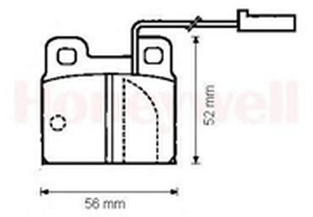 Комплект тормозных колодок, диско 571861B BENDIX JURID