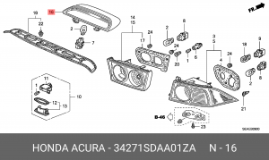 Деталь 34271SDAA01ZA HONDA