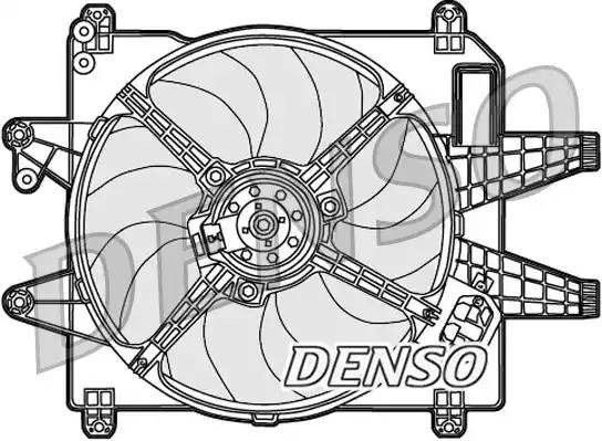 Вентилятор, охлаждение двигателя DER09089 DENSO