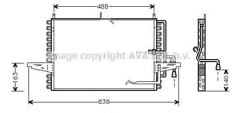 Конденсатор, кондиционер FD5213 AVA