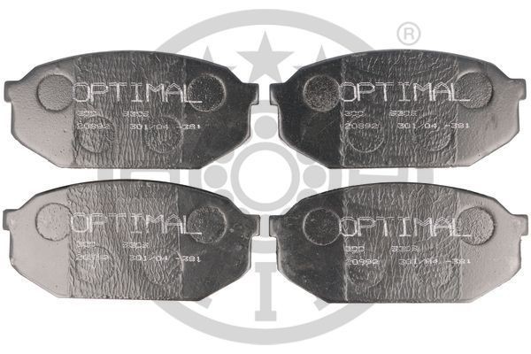 Комплект тормозных колодок, диско 9309 OPTIMAL