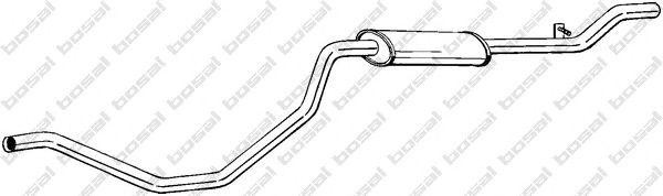 Глушитель выхлопных газов конечный 287927 BOSAL