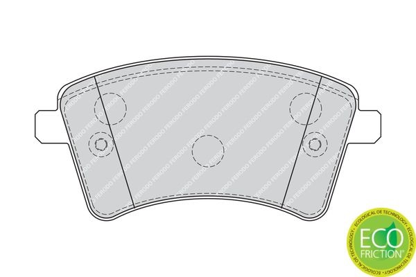 Колодки тормозные дисковые FDB4185 FERODO
