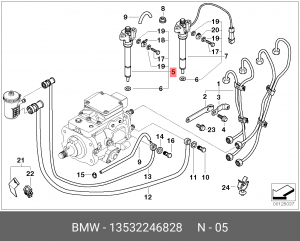 Распылитель 13 53 2 246 828 BMW
