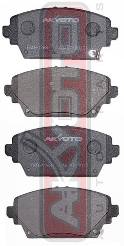 Колодки тормозные дисковые AKD-1268 AKYOTO