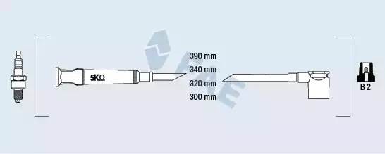 Ккомплект проводов зажигания 85950 FAE