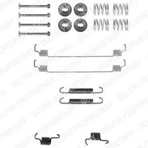 Комплектующие, тормозная колодка LY1261 DELPHI