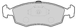 Комплект тормозных колодок, диско 6557 MAPCO