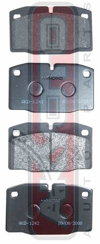 Колодки тормозные дисковые AKD-1242 AKYOTO
