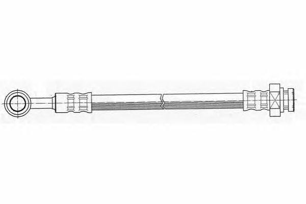 Тормозной шланг FHY2396 FERODO