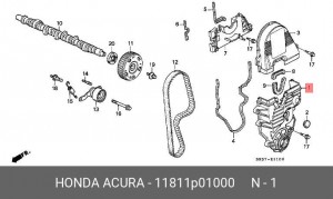 Распредвал 11811P01000 HONDA
